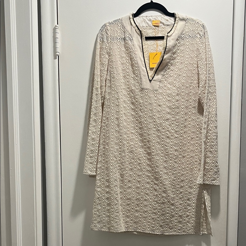 Monoplaza Cream Lace  shift stylecoverup